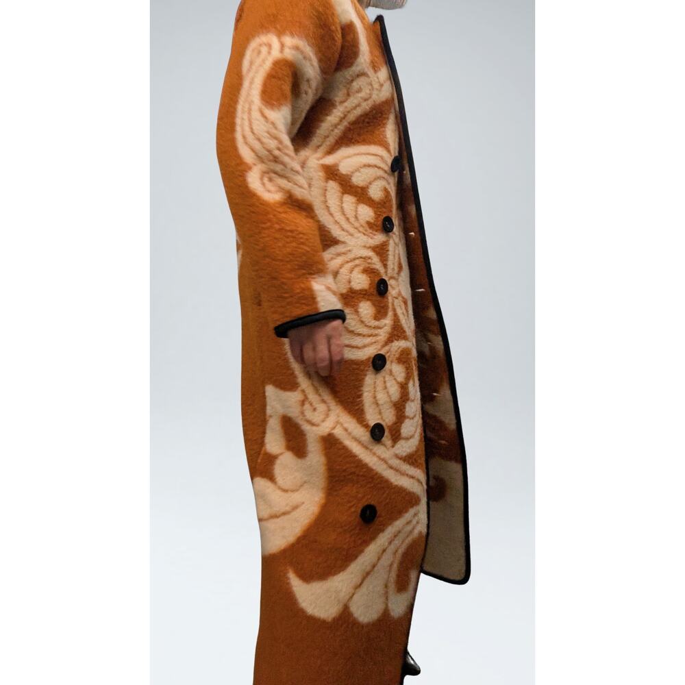 Carleen 100% Wool Blanket Coat – Size XS (NWT, One of a Kind) - Picture 5 of 9